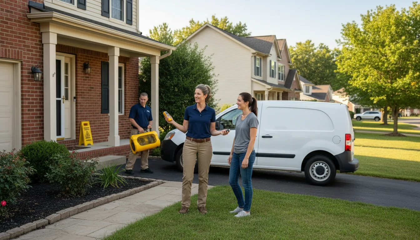 Residential water damage restoration in Tonopah, AZ